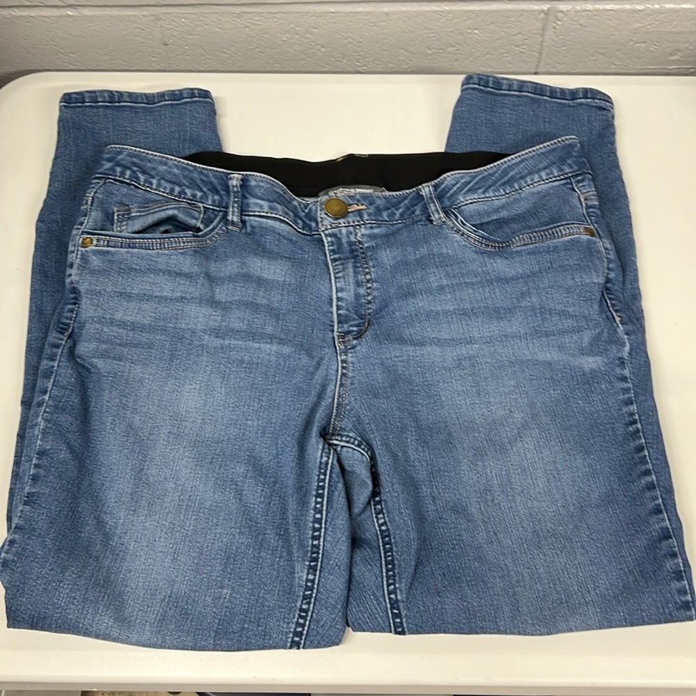 Christopher & Banks Light Blue Straight Leg Jeans